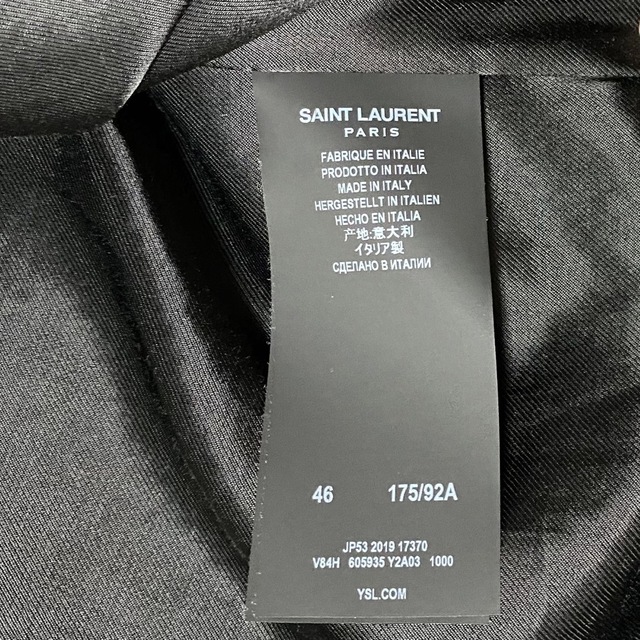 未使用】SAINT LAURENT サンローラン ジャケット スプラッター | www