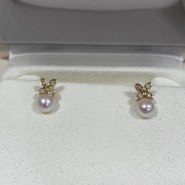 現行品】MIKIMOTO ミキモト イヤリング k18