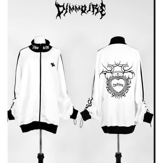 DimMoire スピンドルジャージトップス【White】-