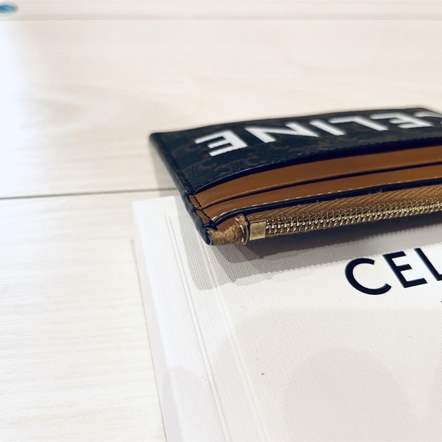美品 セリーヌ CELINE メンズ カード＆コインケース 10F672CQ6