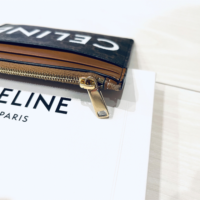 美品 セリーヌ CELINE メンズ カード＆コインケース 10F672CQ6