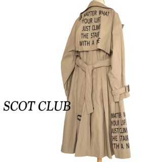 スコットクラブ(SCOT CLUB)の♦️スコットクラブ系列♦️定価33,000円  ロゴ入トレンチコート(トレンチコート)