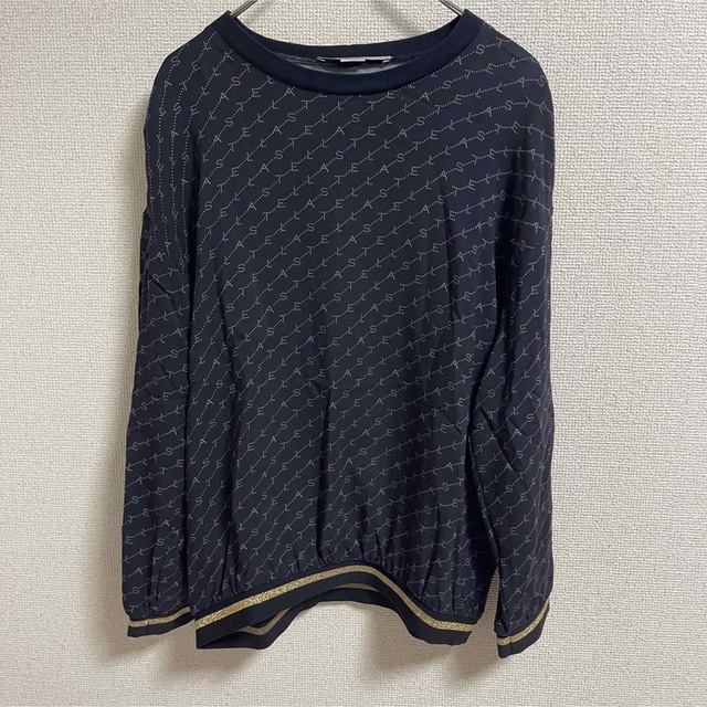 Stella McCartney(ステラマッカートニー)のStella McCartney ロゴ ロングスリーブ ブラック サイズM メンズのトップス(Tシャツ/カットソー(七分/長袖))の商品写真