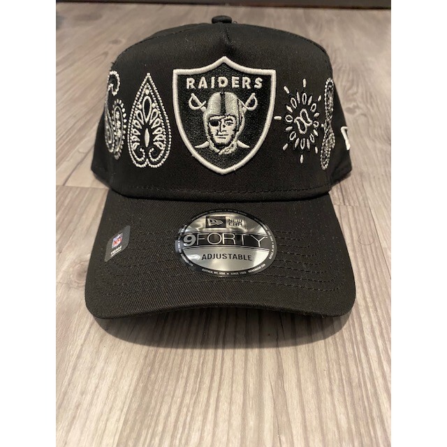 Newera 9forty オークランドレイダース ペイズリースナップバック