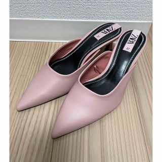 ザラ(ZARA)のZARA ザラ　ミュール　ピンク　37(24cm〜24.5cm)(ミュール)