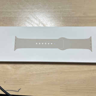 アップル(Apple)の純正 アップルウォッチ バンド  Apple Watch 41mm スターライト(ラバーベルト)