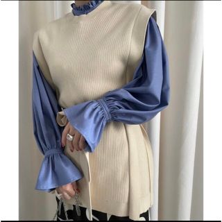 アメリヴィンテージ(Ameri VINTAGE)の新品未使用★UND MANY WAY BLOUSE WITH VEST SET(シャツ/ブラウス(長袖/七分))