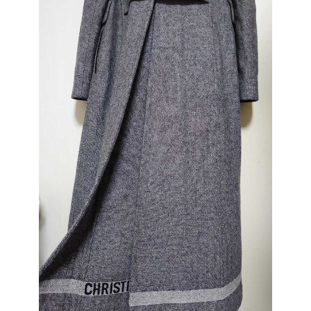 激安通販 Dior Christian - グレー ウールロングコート シグネチャー