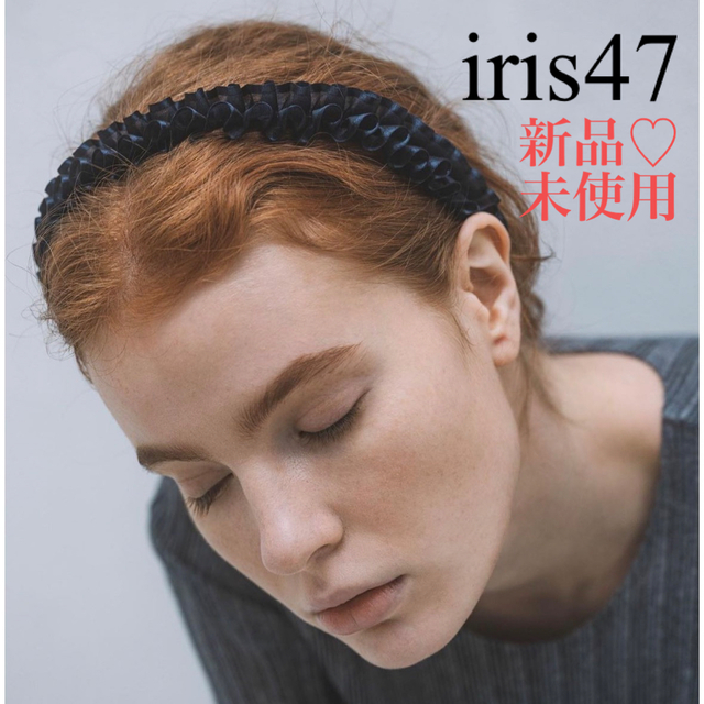 iris47 frill head band  レース　フリル　カチューシャ