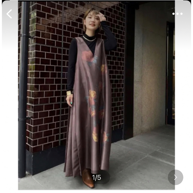 ELLIE ASYMMETRY PLEATS DRESS - ロングワンピース/マキシワンピース