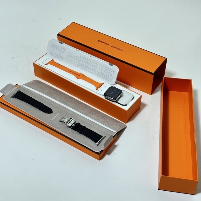 半額】 Watch Apple - 44mmシルバーステンレス series6 HERMES Watch