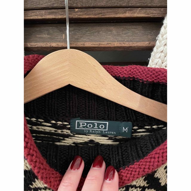 POLO RALPH LAUREN(ポロラルフローレン)のお値下げ🌈💙Ralph Lauren canoe🛶 knit. レディースのトップス(ニット/セーター)の商品写真