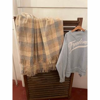 お値下げ🧁🍬🌈france vintage check skirt.(ひざ丈スカート)