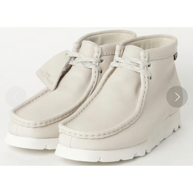再入荷 clarkswallabeeGTXゴアテックスビブラムソールオフホワイト