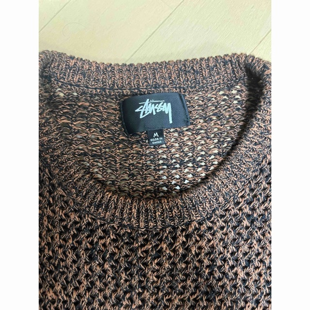 STUSSY(ステューシー)の専用2tone loose gauge sweater ニットサイズM メンズのトップス(ニット/セーター)の商品写真