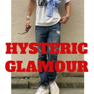 ヒステリックグラマー(HYSTERIC GLAMOUR)のB81 HYSTERIC GLAMOUR RW CLASH加工　赤耳　かもめM (デニム/ジーンズ)