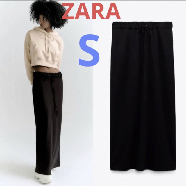 ZARA(ザラ)の(新品) ZARAミデイニットスカート　ZARAスカート レディースのスカート(ロングスカート)の商品写真