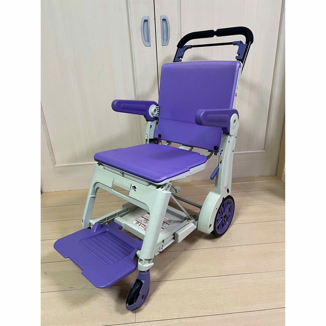 【ブレーキ付き車椅子】夢キャリー2 軽量携帯用車椅子 ホイールチェア
