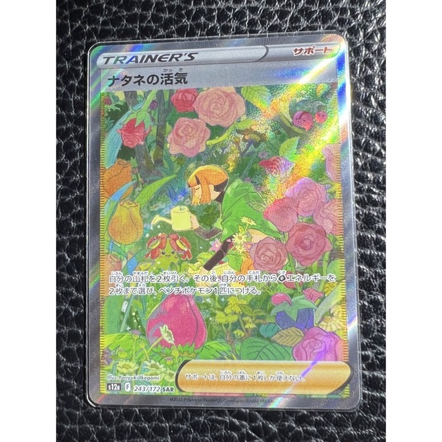 極美品　ポケモンカード　ナタネの活気SAR