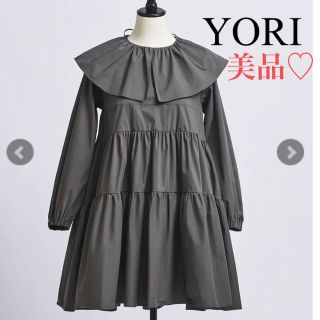 人気♡完売　yori フリルカラーティアードチュニック