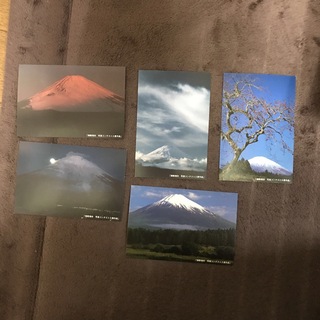 富士山ポストカード　5枚セット(写真/ポストカード)