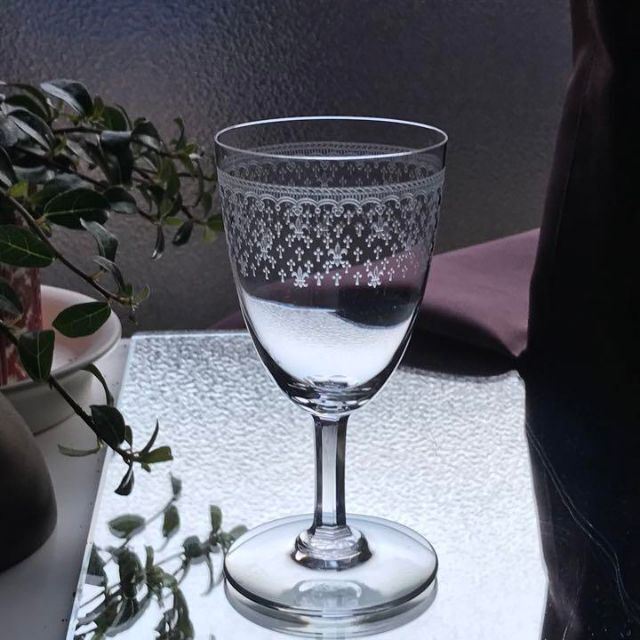 Baccarat(バカラ)の高貴なオールドバカラBACCARATフルール・ド・リスFleur de Lys♡ インテリア/住まい/日用品のキッチン/食器(その他)の商品写真