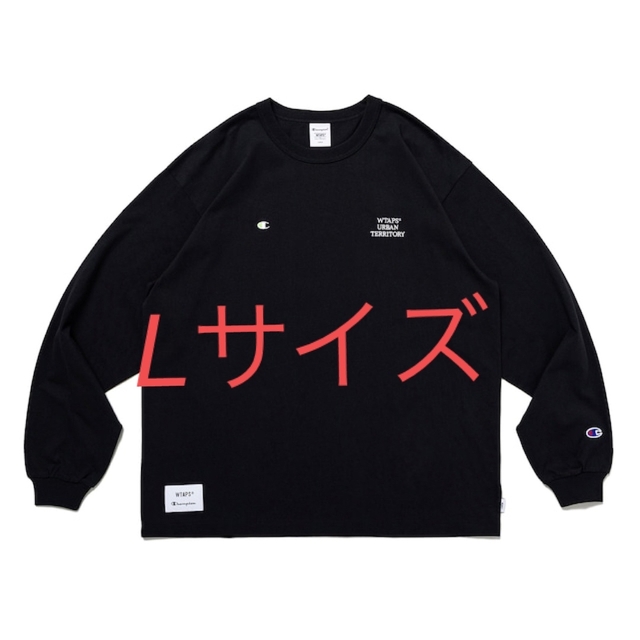 W)taps(ダブルタップス)のACADEMY / LS / COTTON CHAMPION  BLACK  メンズのトップス(Tシャツ/カットソー(七分/長袖))の商品写真