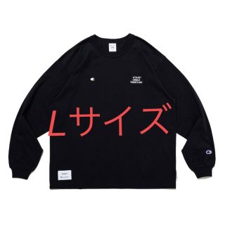 ダブルタップス(W)taps)のACADEMY / LS / COTTON CHAMPION  BLACK (Tシャツ/カットソー(七分/長袖))