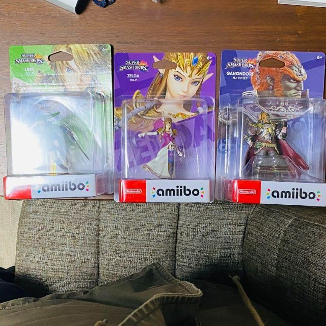 任天堂 - 新品未開封 amiibo リンク・ゼルダ姫 ・ガノンドルフ の通販