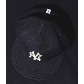 ループウィラー(LOOPWHEELER)のLOOPWHEELER × BEAMS PLUS NEW ERA ネイビー 新品(キャップ)