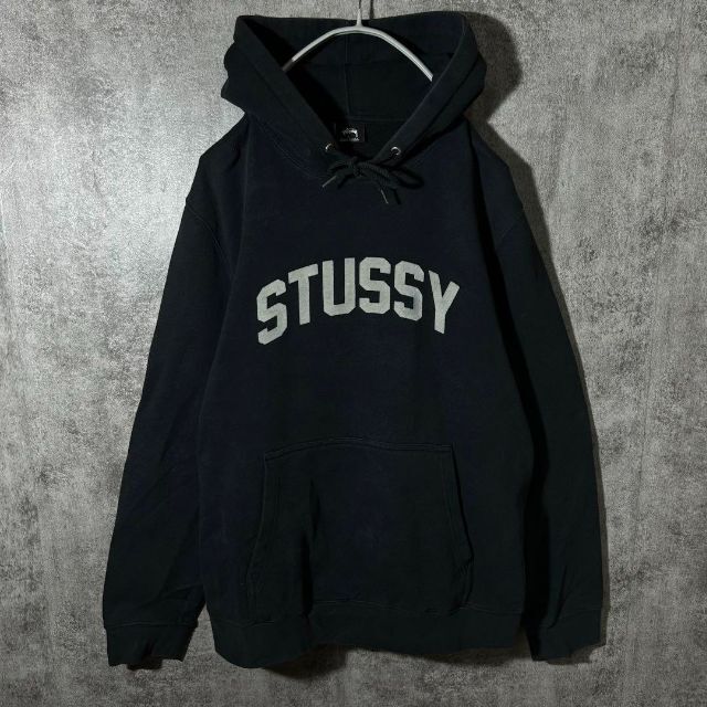 STUSSY   [大人気 ステューシー パーカー 立体ロゴ シンプル