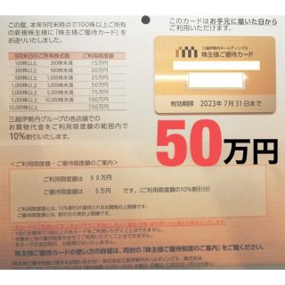 イセタン(伊勢丹)のISETAN 三越伊勢丹 株主優待カード 限度額50万円(女性名義)【送料無料】(ショッピング)