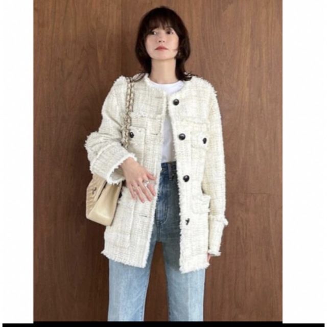 新品未使用 CLANE NO COLOR TWEED JACKET サイズ 2