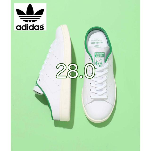 新品未使用】adidasアディダスSTANSMITHスタンスミス白緑グリーン-