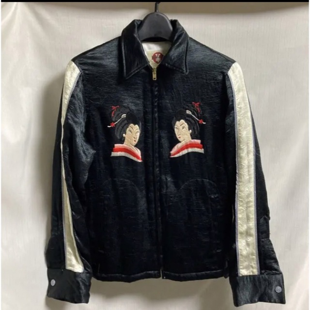 YEN JEANS 希少 エンジーンズ 別珍 虎 リバーシブルスカジャン 36 世界