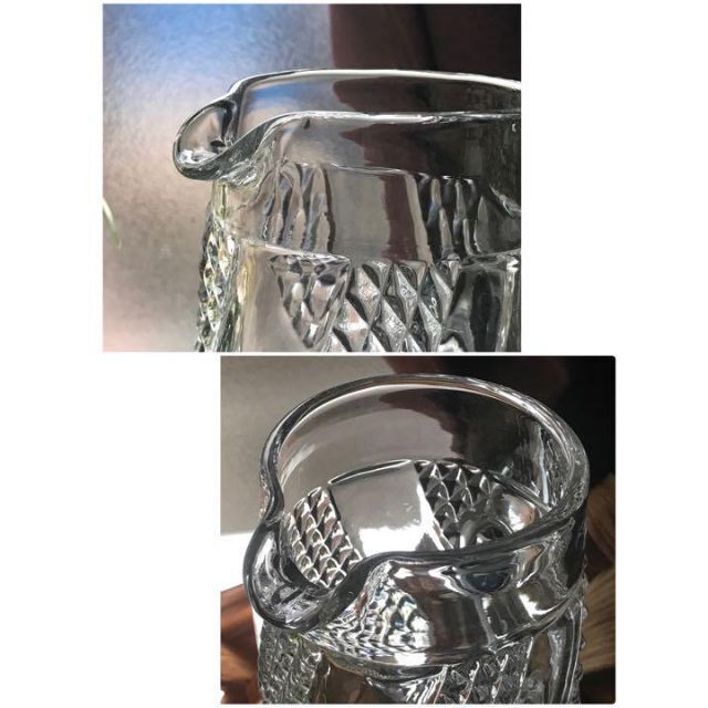 美しいオールドバカラBACCARATセルパンタンSERPENTINE水差し 特大