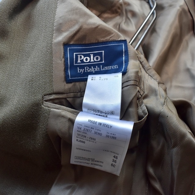 POLO RALPH LAUREN イタリア製 チェスターコート カバートコート