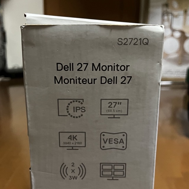 DELL S2721Q 27インチ 4KモニタPC/タブレット