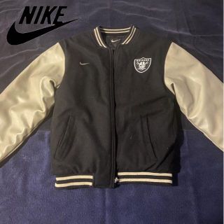 NIKE×レイダースコラボ！　スタジャン バーシティジャケット レザー NFL