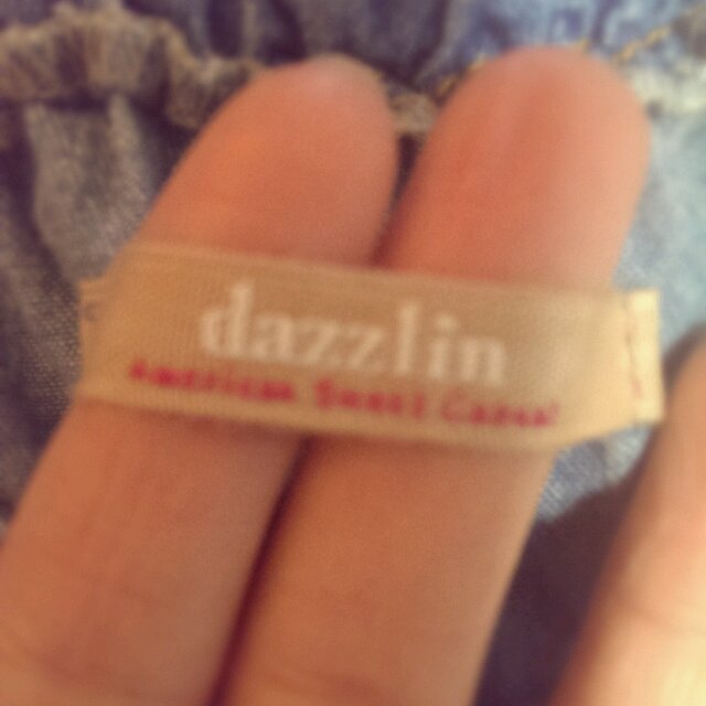 dazzlin(ダズリン)のDazzlin★ﾃﾞﾆﾑワンピース レディースのワンピース(ミニワンピース)の商品写真