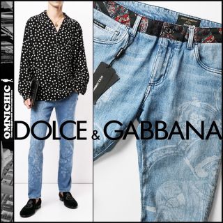 ドルチェアンドガッバーナ(DOLCE&GABBANA)の新品17万ロイヤルヘンリーSKINNYストレッチデニム48ドルチェ＆ガッバーナ(デニム/ジーンズ)