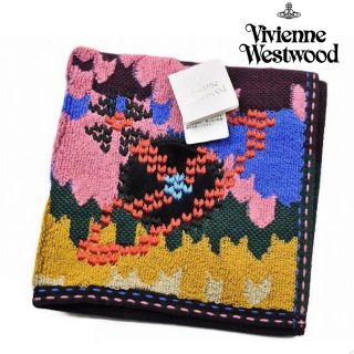 ヴィヴィアンウエストウッド(Vivienne Westwood)の⭐新品タグ付き ヴィヴィアンウエストウッド タオルハンカチ【オーブ柄】⭐(ハンカチ)