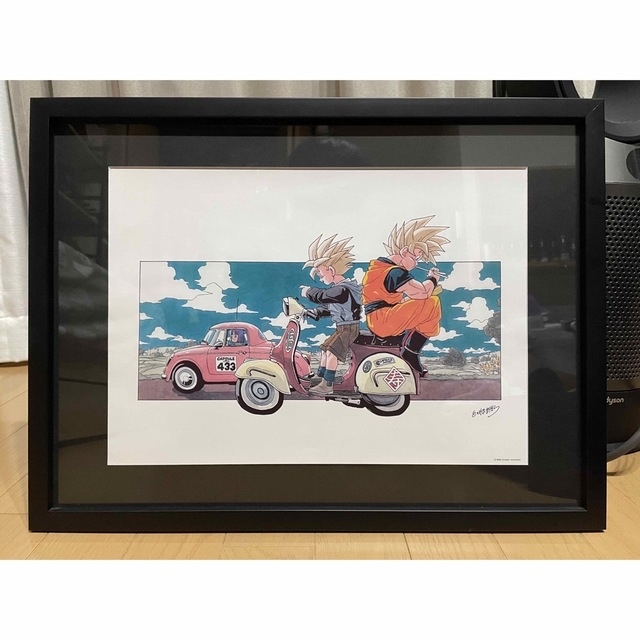 パーティを彩るご馳走や ドラゴンボール 鳥山明の世界展 複製原画 額装