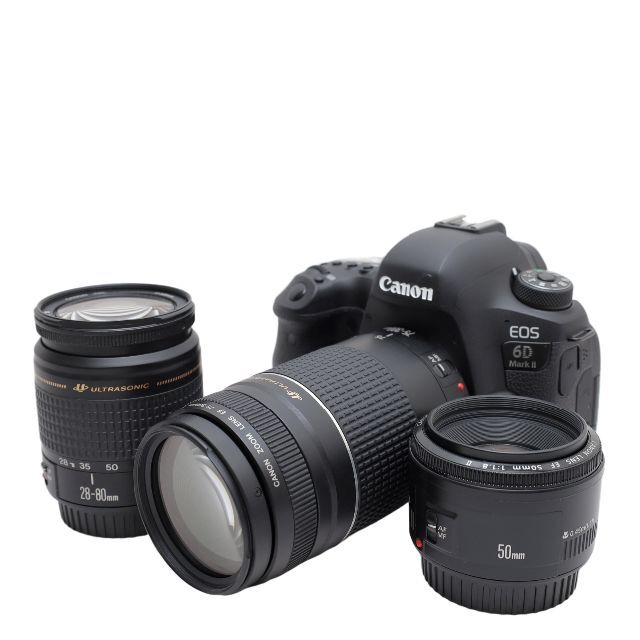 充電器❤バリアングル液晶❤Canon EOS 6D mark II❤フルサイズカメラ❤