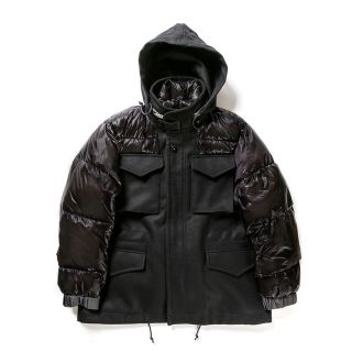 サカイ(sacai)のsacai 限定 メルトンドッキングダウンジャケット black 2(ダウンジャケット)