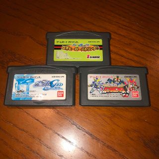 ゲームボーイアドバンス(ゲームボーイアドバンス)のGBA ゲームボーイアドバンスソフト３本セットJ(携帯用ゲームソフト)