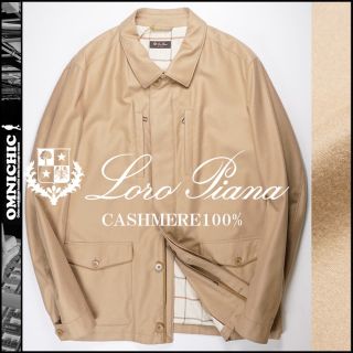 ロロピアーナ(LORO PIANA)の新65万カシミヤ100/LOROPIANAロロピアーナフィールドジャケットXXL(ミリタリージャケット)