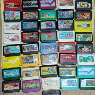 ファミコンソフト４２本セット(家庭用ゲームソフト)