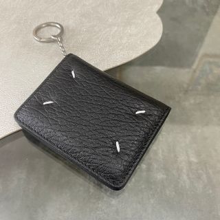 残1【新品】メゾン マルジェラ キーチェーン付き カードケース ユニセックス 黒