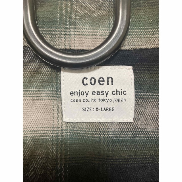 coen(コーエン)の【2着セット】coen オンブレチェックオープンカラーシャツ メンズのトップス(シャツ)の商品写真